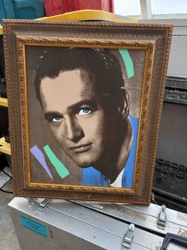 Pop Art Style Portrait of Paul Newman