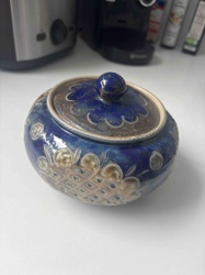 Glazed Ceramic Lidded Pot
