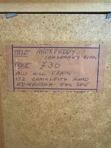 Artwork Information Label: Aberfeddy Camserney Burn