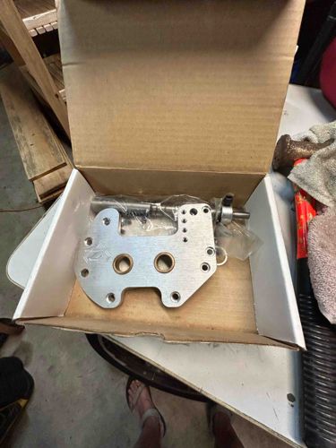 Dry Sump Oil Pump Plate Assembly (likely ZPE/PZ)