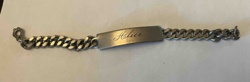 Engraved Curb Link ID Bracelet