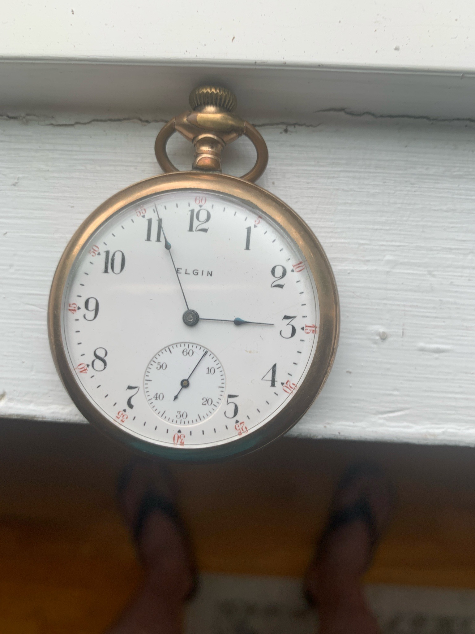 Submitted photo of Elgin pocket watch (not authenticated)