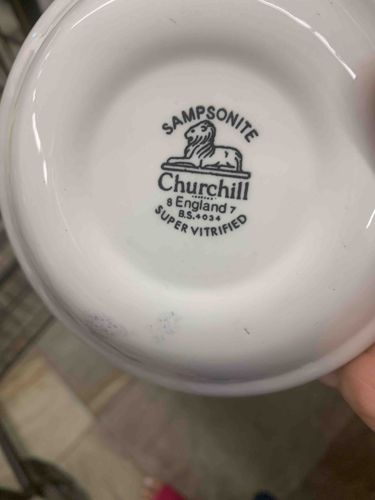 SAMPSONITE Churchill Super Vitrified Ceramic Item