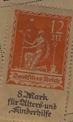 German Canned Food Production and Welfare Surcharge Stamp
