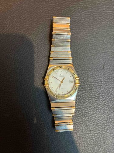Omega Constellation 'Manhattan' Two-Tone Wristwatch