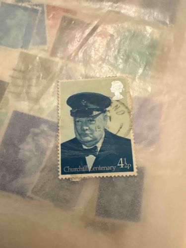 Great Britain 1974 Churchill Centenary 4 1/2p Stamp