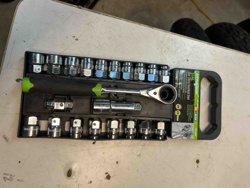 Pittsburgh Pro 21-Piece Go-Thru Socket Set