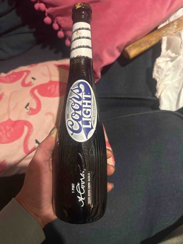 Vintage Coors Light Baseball Bat Bottle