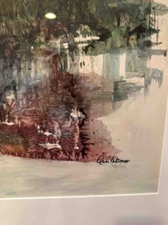 Abstract Landscape Watermedia Piece by Ann Latimer