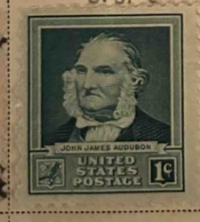 United States John James Audubon 1-cent Postage Stamp