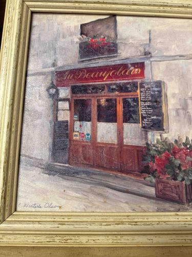 L. Winterle Olson Framed French Bistro Print