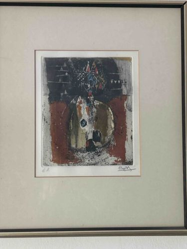 Abstract Figural Print (Artist's Proof) by Friedlander
