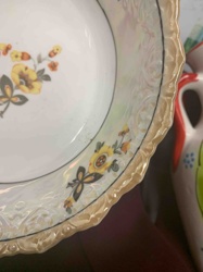 Bavaria Porcelain Floral Serving Bowl