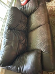 Brown Leather Armchair