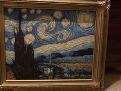 The Starry Night Reproduction (Framed)