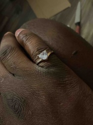 Heart-Shaped Gemstone Ring