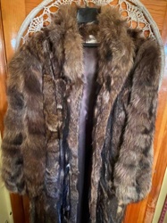 Topaz Furs Full-Length Raccoon Fur Coat