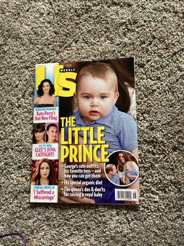 Us Weekly Magazine featuring Prince George
