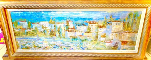 Impressionistic European Townscape Painting