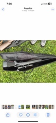 Modern Bolt-Action Rifle with Scope in Soft Case
