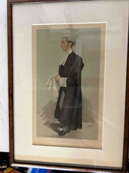 Vanity Fair Caricature Print 'Statesmen No. 597: Judge Francis Henry Jeune' by Spy