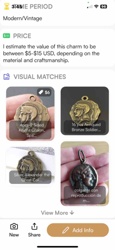 Ancient Roman/Greek Style Soldier Head Charm/Pendant