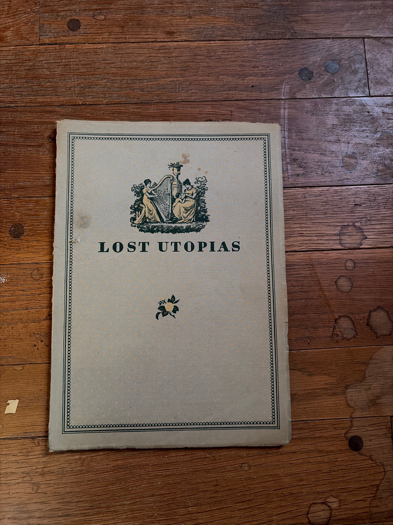 Submitted photo of Paperback book titled 'Lost Utopias' (not authenticated)