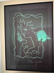 Jean Cocteau Profile Portrait Print (Limited Edition)