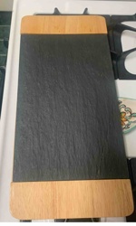Slate and Wood Serving Board
