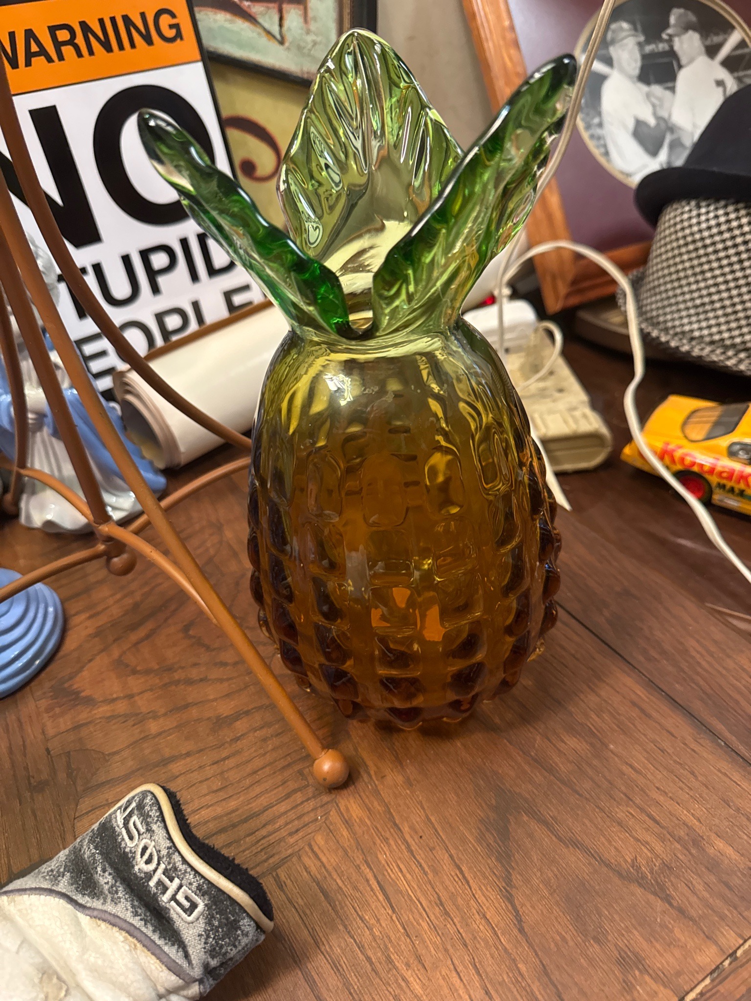 Submitted photo of Pineapple glass decanter or vase