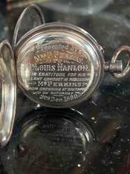Engraved Presentation Pocket Watch Case