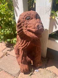 Terracotta Dog Garden Statue