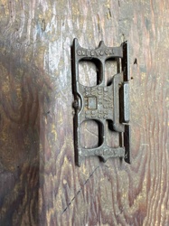 Adjustable Cast Iron Universal 'S' Wrench with Patented Dates
