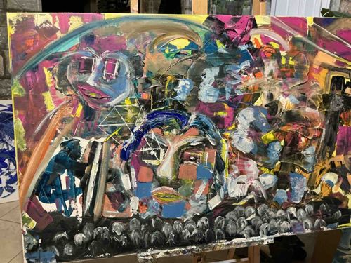 Abstract Figurative Portrait by Dale Haessly