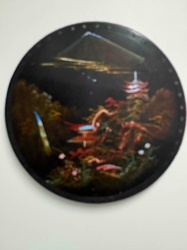 Inlaid Mother-of-Pearl Round Tabletop