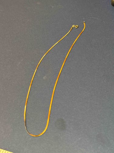 14k Gold Multi-Color Serpentine Chain Necklace