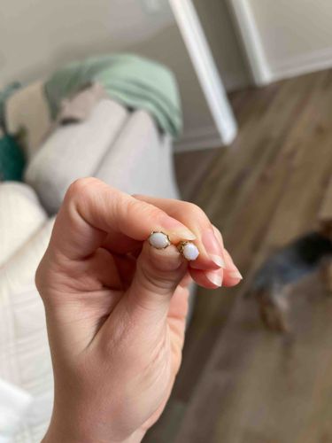 Vintage Opal Stud Earrings