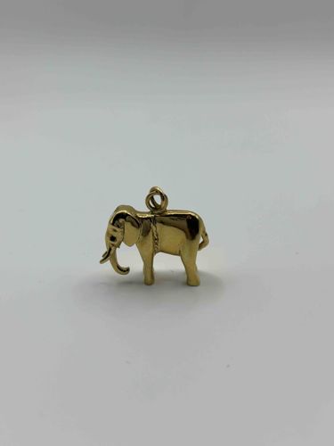 14K Gold Elephant Charm/Pendant
