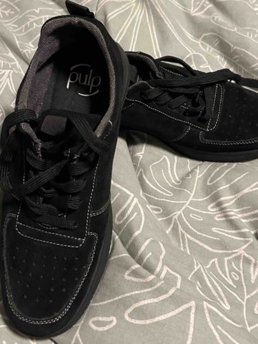 Pulp Black Suede Low-Top Sneakers