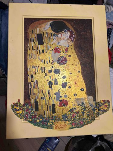 Print of The Kiss by Gustav Klimt