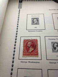 United States 2 Cent George Washington 'Carmine Type I' Postage Stamp (1890-1893)