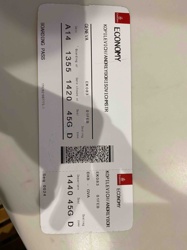 Emirates Airline Boarding Pass for Andrey Borisovich Kopilevich