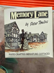 Memory Lane by Peter Tomlins Hand Crafted Miniature Cottages Packaging