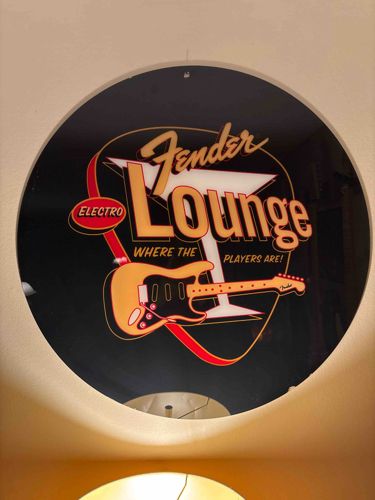 Fender Lounge and Electro Sign