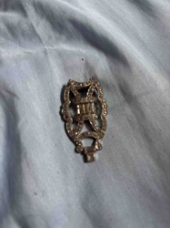 Art Deco Style Rhinestone Buckle or Decorative Slide