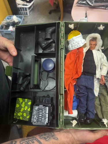 Vintage G.I. Joe Action Figure with Adventure Box and Accessories