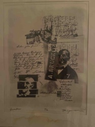 Mixed Media Collage Print, 'A. BRUCKNER' (numbered 3/50)