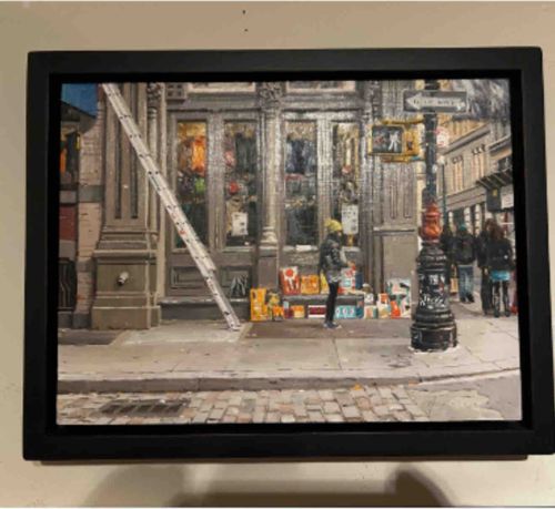 New York City Street Scene by Vincent Giarrano