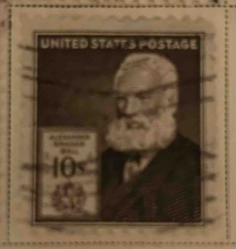 Alexander Graham Bell 10-cent US Postage Stamp