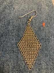 Chainmail Dangle Earring